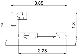 Schematic photo of FXS Connector